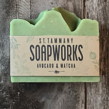 Load image into Gallery viewer, Avocado & Matcha Soap