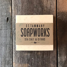 Load image into Gallery viewer, Sea Salt &amp; Citrus Spa Soap
